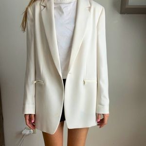 Boss White Blazer